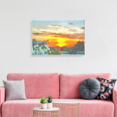 屋上サンセット2295 アート キャンバスプリント (インサイチュ (リビング))
