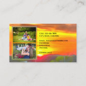 屋上サンセット・ハロー 2295 コーリングカード 名刺 (裏面)