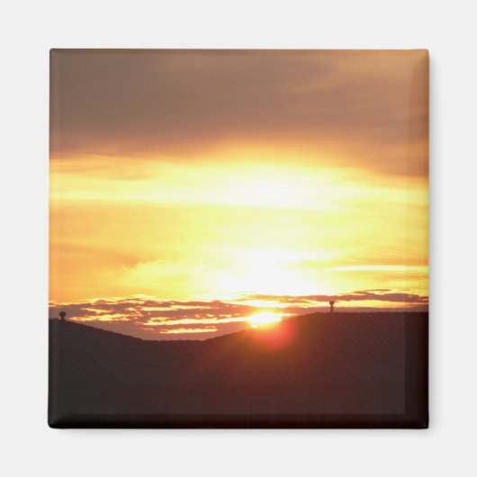 「屋上サンセット」マグネット マグネット (正面)