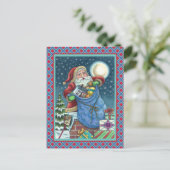 屋上サンタバッグのおもちゃ、ドールハウス、ホビーホース ポストカード (スタンド正面)