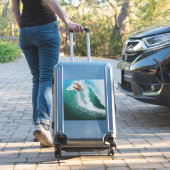 屋上サーファー海波 シール (スーツケースインサイチュ)