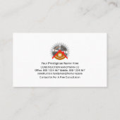 屋上スタイリッシュの便利屋アイコン 名刺 (裏面)