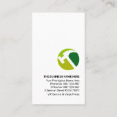 屋上スタイリッシュ青空フレーム 名刺 (裏面)