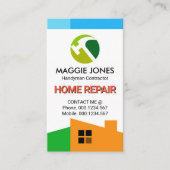 屋上スタイリッシュ青空フレーム 名刺 (正面)