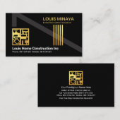 屋上フレーム建物業者 名刺 (正面/裏面)