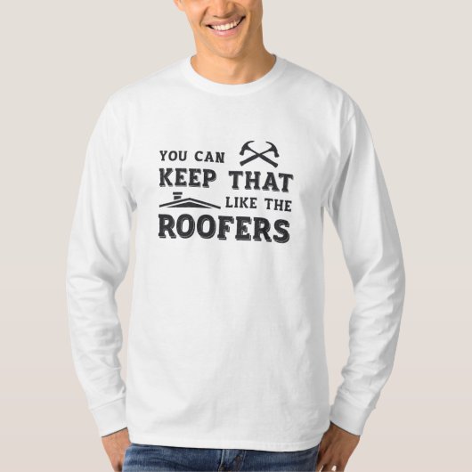 屋上保パパ屋上建築 Tシャツ (正面)