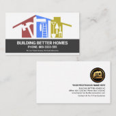 屋上層手利師ツール建物 名刺 (正面/裏面)