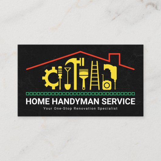 屋上用手利具付き建築 名刺 (正面)