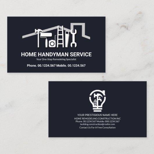 屋上素晴らし手利道具 名刺 (正面/裏面)