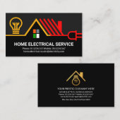 屋上電気配線回路 名刺 (正面/裏面)