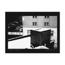 屋上駐車市街冬の風景