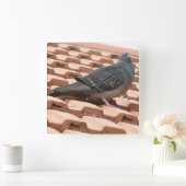 屋上鳩ウォールクロック スクエア壁時計 (ホーム)