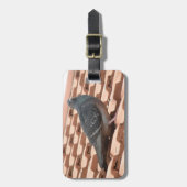 屋上鳩カスタム荷札 ラゲッジタグ (正面縦)