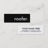 屋上 スキニー名刺 (正面/裏面)