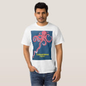 屋久島 日本 旅行ポスター Tシャツ (正面フル)