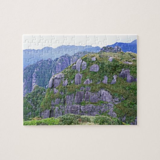 屋久島 永田岳 鹿児島県 日本 ジグソーパズル (横)
