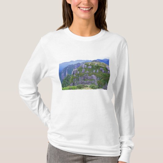 屋久島 永田岳 鹿児島県 日本 Tシャツ (正面)