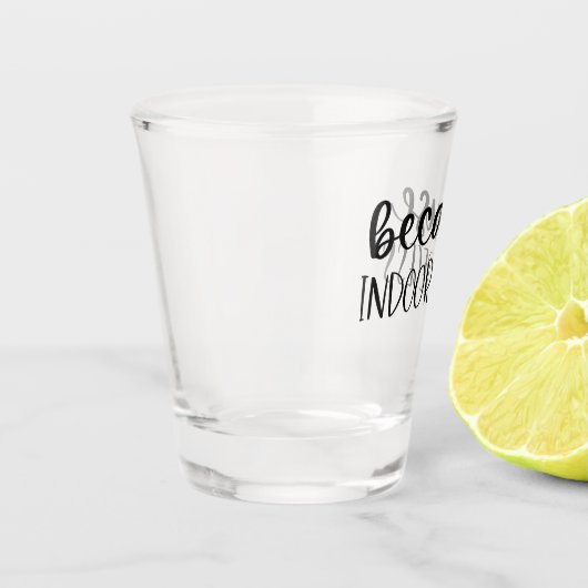 屋内おもしろい凹部による先生ギフト ショットグラス (左)