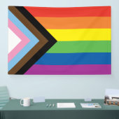 屋内および屋外バナー – 新しいプライドフラグ 横断幕 (トレードショー)