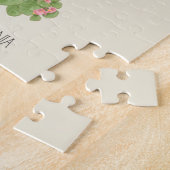 屋内の植物+名前ガーデナープラントラバーギフト ジグソーパズル (側面)