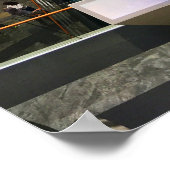 屋内の運河ボートはシンガポールのショッピングに乗る ポスター (角)