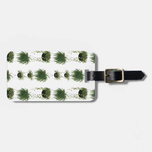 屋内オアシス|のぶら下がったなバスケット ラゲッジタグ (正面横)