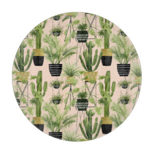 屋内オアシス の植物の整列パターン カッティングボード
