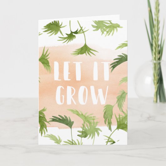 屋内オアシス|はそれが育つようにしました カード (正面)