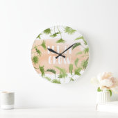 屋内オアシス|はそれが育つようにしました ラージ壁時計 (ホーム)