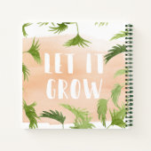 屋内オアシス |拡張 ノートブック (裏面)