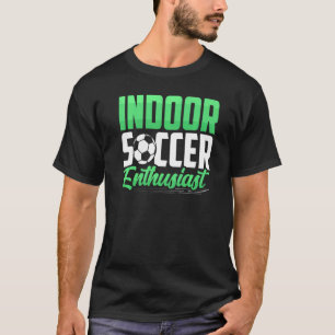 屋内サッカー愛好家トレーニングプレーヤーチーム Tシャツ