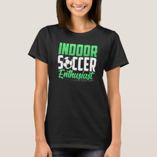 屋内サッカー愛好家トレーニングプレーヤーチーム Tシャツ