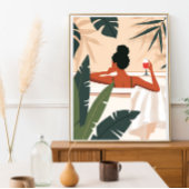 屋内ジャングルスパ フォトプリント           