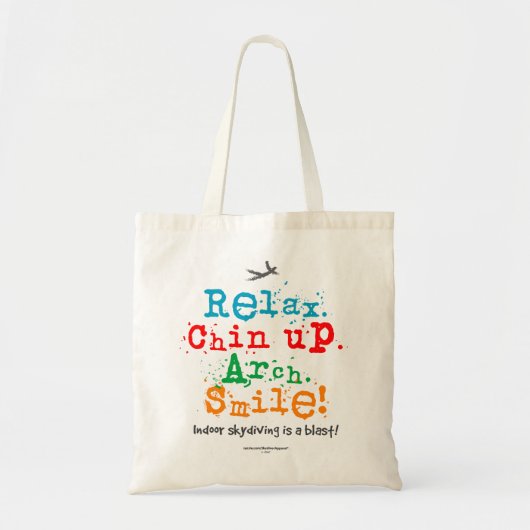 屋内スカイダイビングはブラスト! トートバッグ (正面)