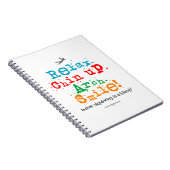 屋内スカイダイビングはブラスト！ ノートブック (右側)