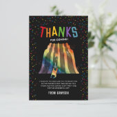 屋内スライドパーク こどもの誕生日 サンキューカード (スタンド正面)