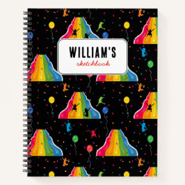 屋内スライドパーク 子供の遊び場 ノートブック