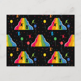 屋内スライドパーク 子供の遊び場 ポストカード