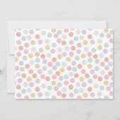 屋内セ遊ンターバースデーパーティーへの招待 招待状 (裏面)