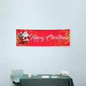 屋内バナーメリークリスマス 横断幕 (トレードショー)