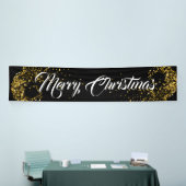 屋内バナーメリークリスマス 横断幕 (トレードショー)