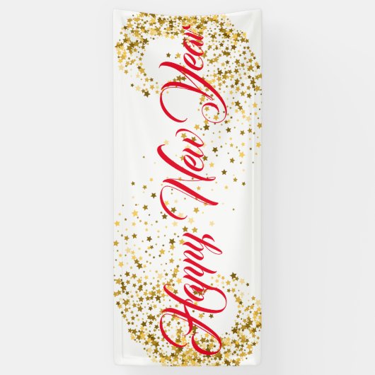 屋内バナー – 新年 横断幕 (縦)