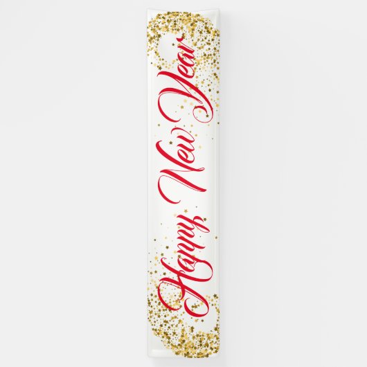 屋内バナー – 新年 横断幕 (縦)