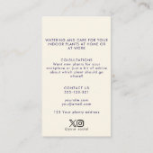 屋内モダンハウスプラ気にント 名刺 (裏面)