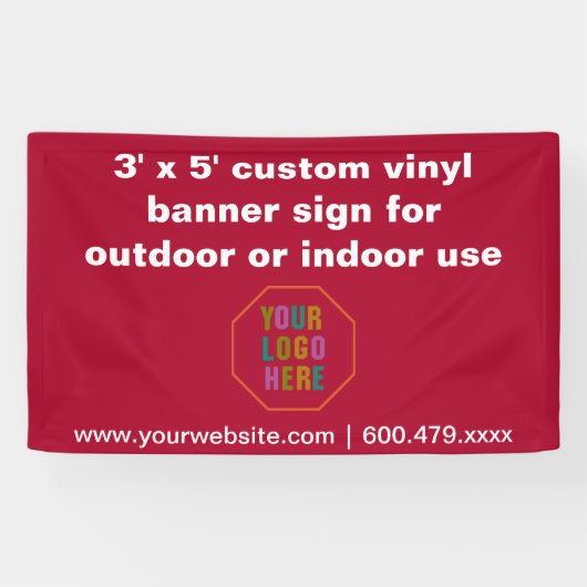 屋内外で使用可能なカスタムビニールバナー看板 横断幕 (横)