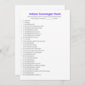 屋内宝探しカード サンキューカード (正面/裏面)