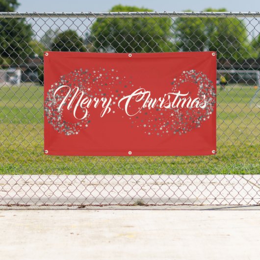 屋内屋外カスタムクリスマスバナー – メリークリスマスバーン 横断幕 (インサイチュ)