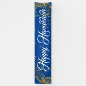 屋内屋外カスタムバナー – ハッピーハヌカー 横断幕 (縦)