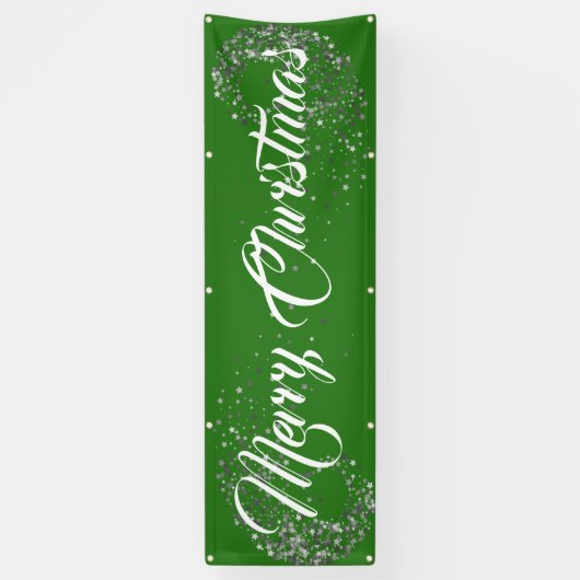 屋内屋外カスタムバナー – メリークリスマス 横断幕 (縦)