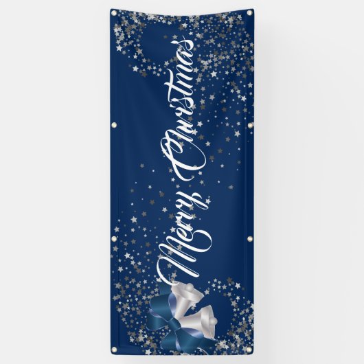 屋内屋外カスタムバナー – メリークリスマス 横断幕 (縦)